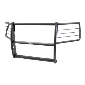 Chevrolet Silverado 1500 Grille Guard - Front - Go Rhino - 3100 Series StepGuard with Brush Guards - Textured Black - `19-`20
